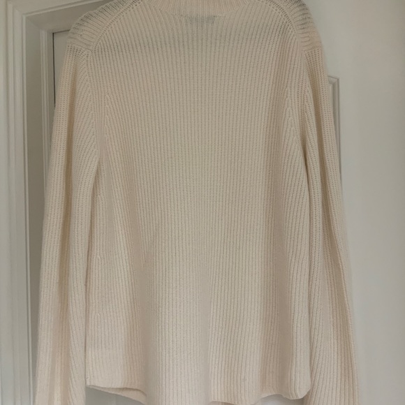 Theory Half Cardi Cashmere Sweater ivory - Picture 4 of 4